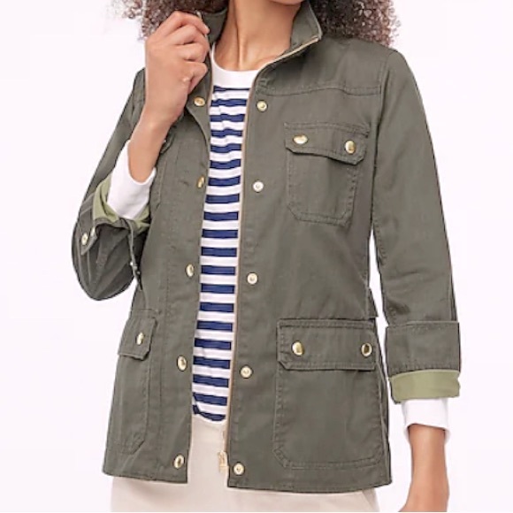 J. Crew Relaxed Boyfriend Field Jacket - Picture 1 of 4